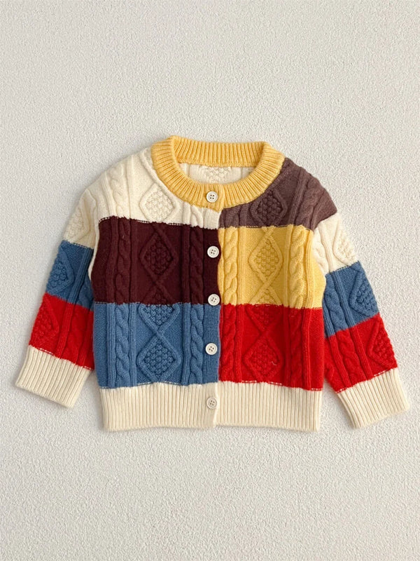 Neck Knitted Cardigan