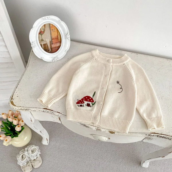 Comfortable Mushrooms Cardigan
