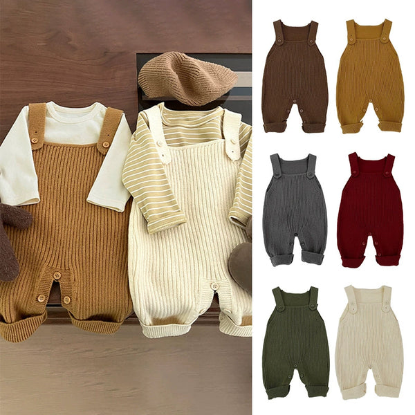 Knitted Strap Romper