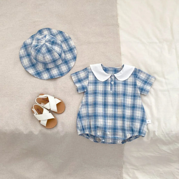 Baby Thin Plaid Tee